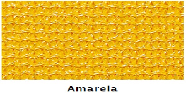 tela de sombreamento amarela